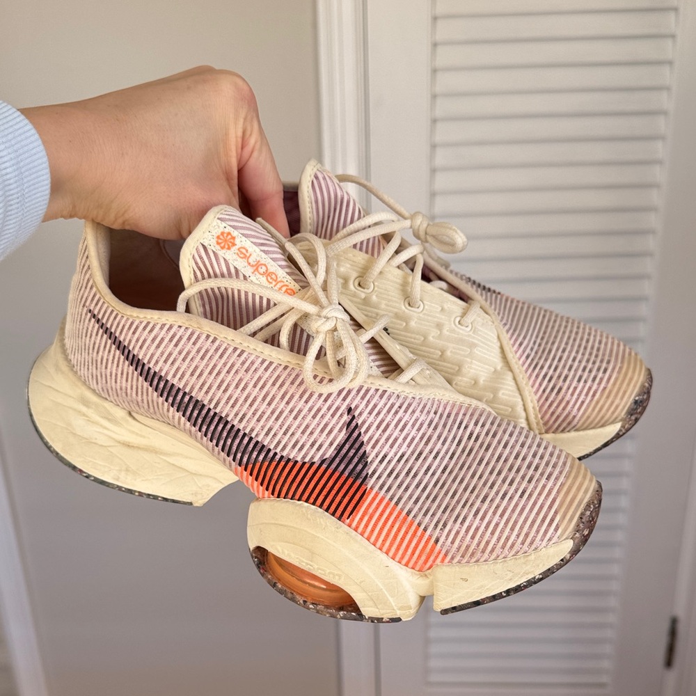 Nike Women's Superrep Sneakers - cream orange purple